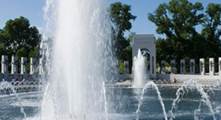 View of Fountain inside the Memorial